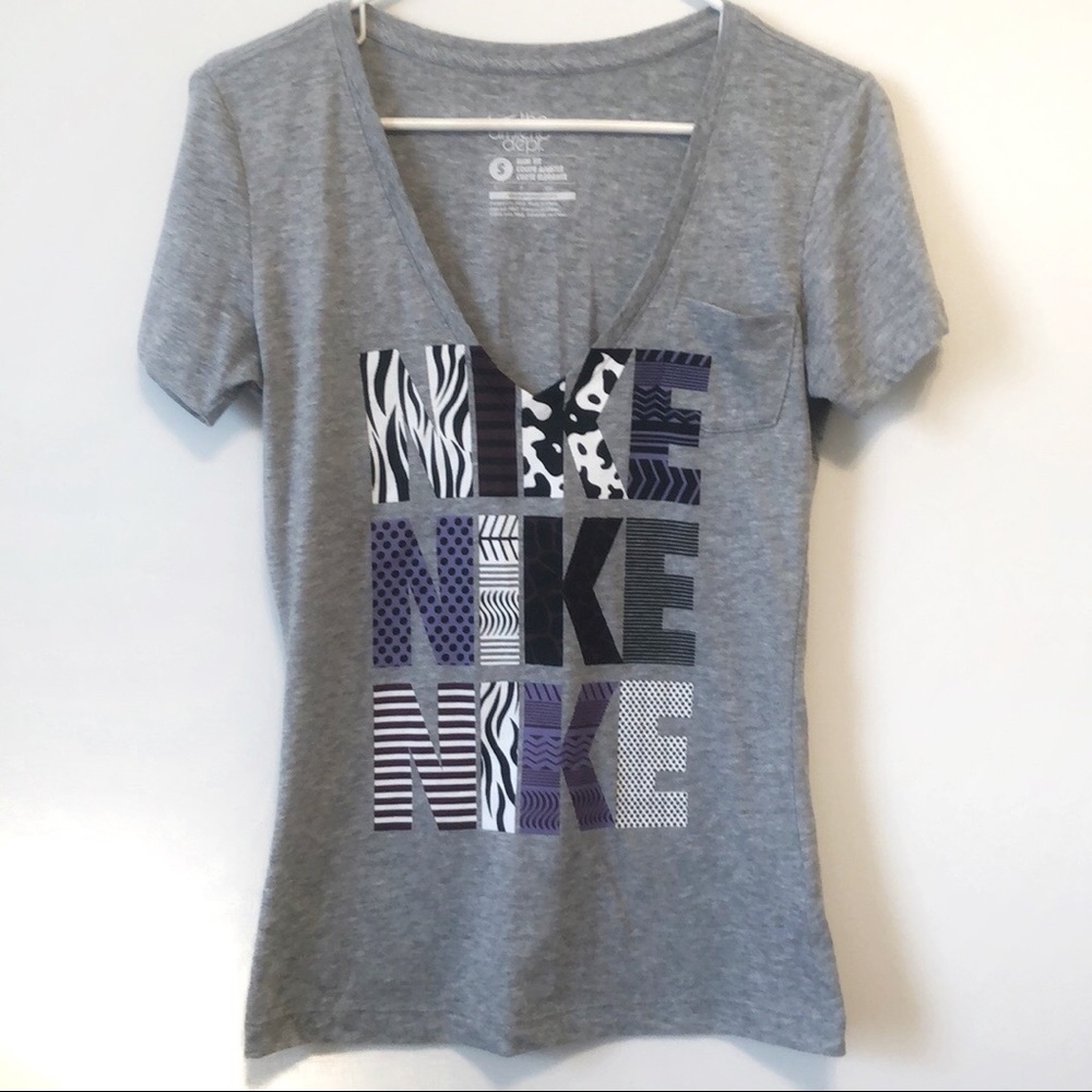 Nike Slim Fit Safari Print Logo Shirt